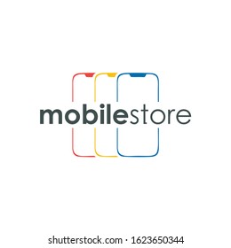 Mobile Store Logo Simple and Business