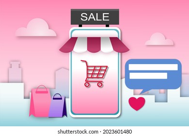 Mobile Store Online-Shopping für Kunstarbeiten im elektronischen Geschäftsverkehr 