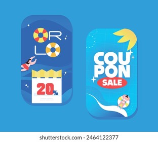 Mobile Summer Shopping Event Template