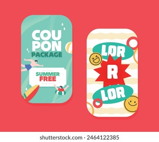 Mobile Summer Shopping Event Template