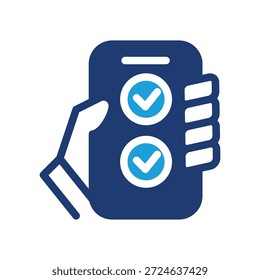 pesquisa móvel ícone colorido vetor design bom para web ou aplicativo móvel
