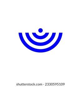 Mobile symbol Wifi info graphic Ui network connection icon vector design