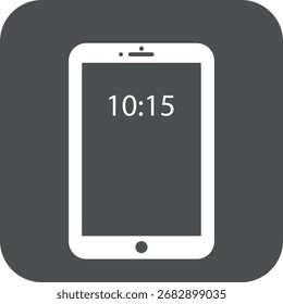 mobile tab icon vector art