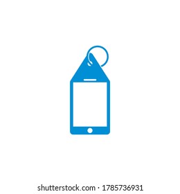 mobile tag logo , phone coupon logo