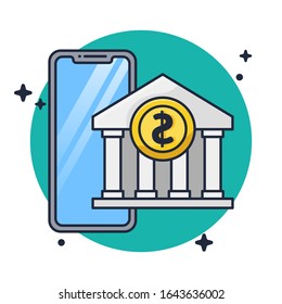 Illustration zur mobilen Vektorillustration von Steuerzahlern