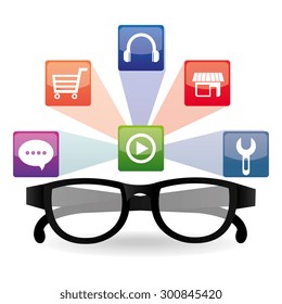 Mobile technology design, vector illustration eps 10.