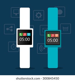 Mobile technology design, vector illustration eps 10.