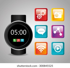 Mobile technology design, vector illustration eps 10. Mobile technology design, vector illustration eps 10.