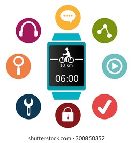 Mobile technology design, vector illustration eps 10.