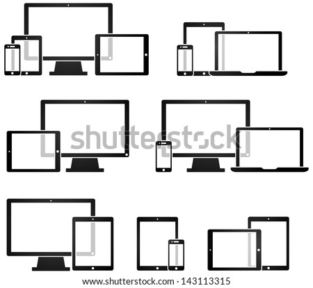 Mobile Technology and Device Symbols