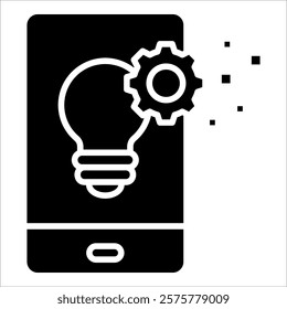Mobile Technology Icon Element For Design
