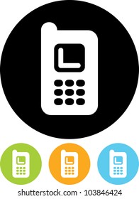 Mobile telephone - Vector icon isolated