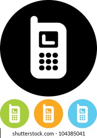 Mobile telephone - Vector icon isolated