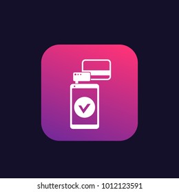 mobile terminal vector icon