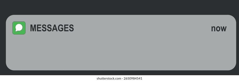 mobile text message notification design