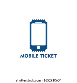 Mobile Ticket Logo Template Design