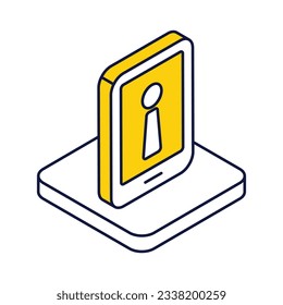 Mobile Tower Icon, vector stock illustration.
