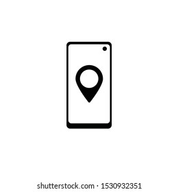 Mobile Tracker location for travel icon