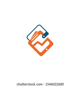Mobile Trade Currency Pay Creative Business Logo
