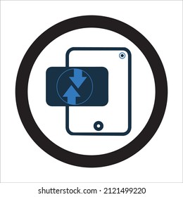 Mobile transaction or  Recovery icon