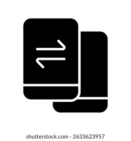 Vector de Transacción Móvil para Pago Bancario Instantáneo. Icono de finanzas App, toque para pagar diseño, tecnología de transferencia en línea