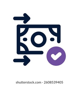 mobile transfer dual tone icon. Sleek and modern vector icon for websites, mobile apps, marketing materials, and corporate design. Fully scalable and ready to use.