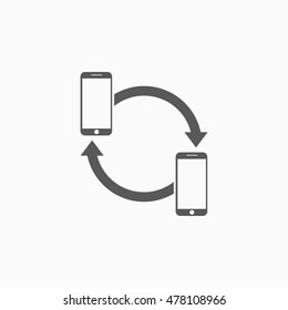 mobile transfer icon