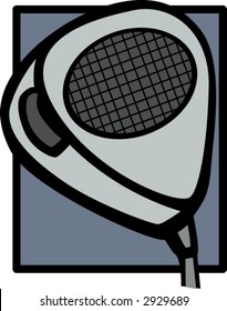 mobile two-way radio microphone