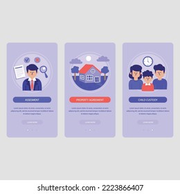 mobile ui ux design templates with background