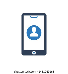 Mobile User Icon is perfect for use in any type of design projects.