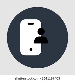 Mobile user icons, smart arts for ux ui, new modern, editable icon for project, vector illustration file, popular icon isolated.