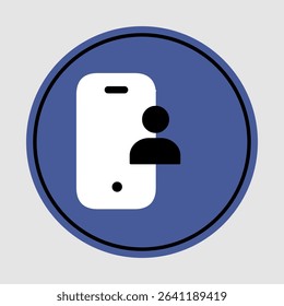 Mobile user icons, smart arts for ux ui, new modern, editable icon for project, vector illustration file, popular icon isolated.
