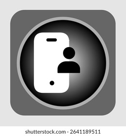 Mobile user icons, smart arts for ux ui, new modern, editable icon for project, vector illustration file, popular icon isolated.