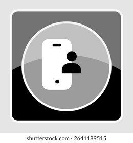 Mobile user icons, smart arts for ux ui, new modern, editable icon for project, vector illustration file, popular icon isolated.