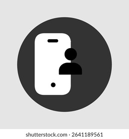 Mobile user icons, smart arts for ux ui, new modern, editable icon for project, vector illustration file, popular icon isolated.