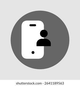 Mobile user icons, smart arts for ux ui, new modern, editable icon for project, vector illustration file, popular icon isolated.