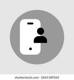 Mobile user icons, smart arts for ux ui, new modern, editable icon for project, vector illustration file, popular icon isolated.
