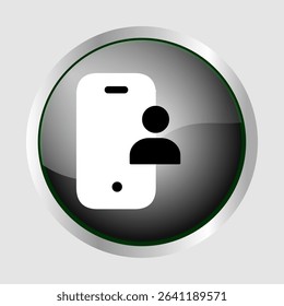 Mobile user icons, smart arts for ux ui, new modern, editable icon for project, vector illustration file, popular icon isolated.