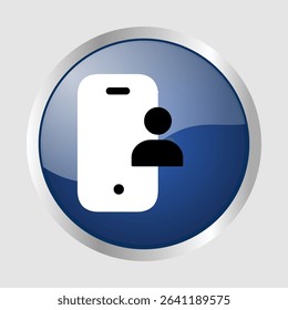 Mobile user icons, smart arts for ux ui, new modern, editable icon for project, vector illustration file, popular icon isolated.