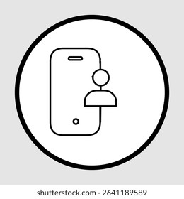 Mobile user icons, smart arts for ux ui, new modern, editable icon for project, vector illustration file, popular icon isolated.