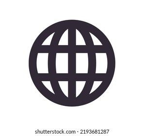 Mobile user interface navigation symbol and app icon simple outline linear vector.