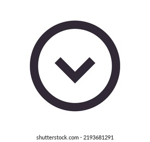 Mobile user interface navigation symbol and app icon simple outline linear vector.
