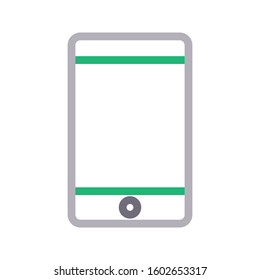 mobile vector color line icon 