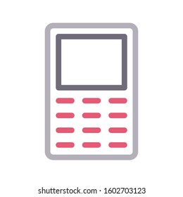 mobile vector color line icon 