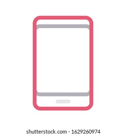 mobile vector color line icon 