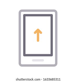 mobile vector color line icon 