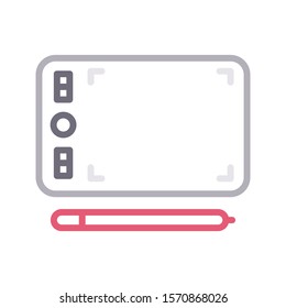 mobile vector colour line icon 