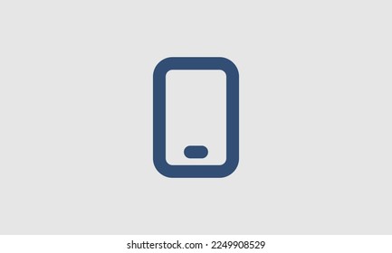 Logo de la ilustración de un vector móvil
