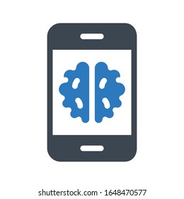 Bildfarbensymbol für mobile Vektorillustration 