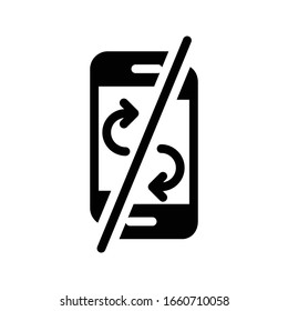 mobile vector glyph color icon 